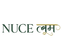 NUCE logo with text in a stylized font on a white background