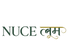 NUCE logo with text in a stylized font on a white background