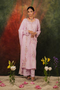 Seher Lilac Habutai Silk Kurta Set