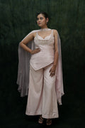 Parnaz Flamingo Pink Habutai Silk Fusion Set