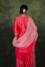 Nukta Winterberry Dupion Silk Kurta Set