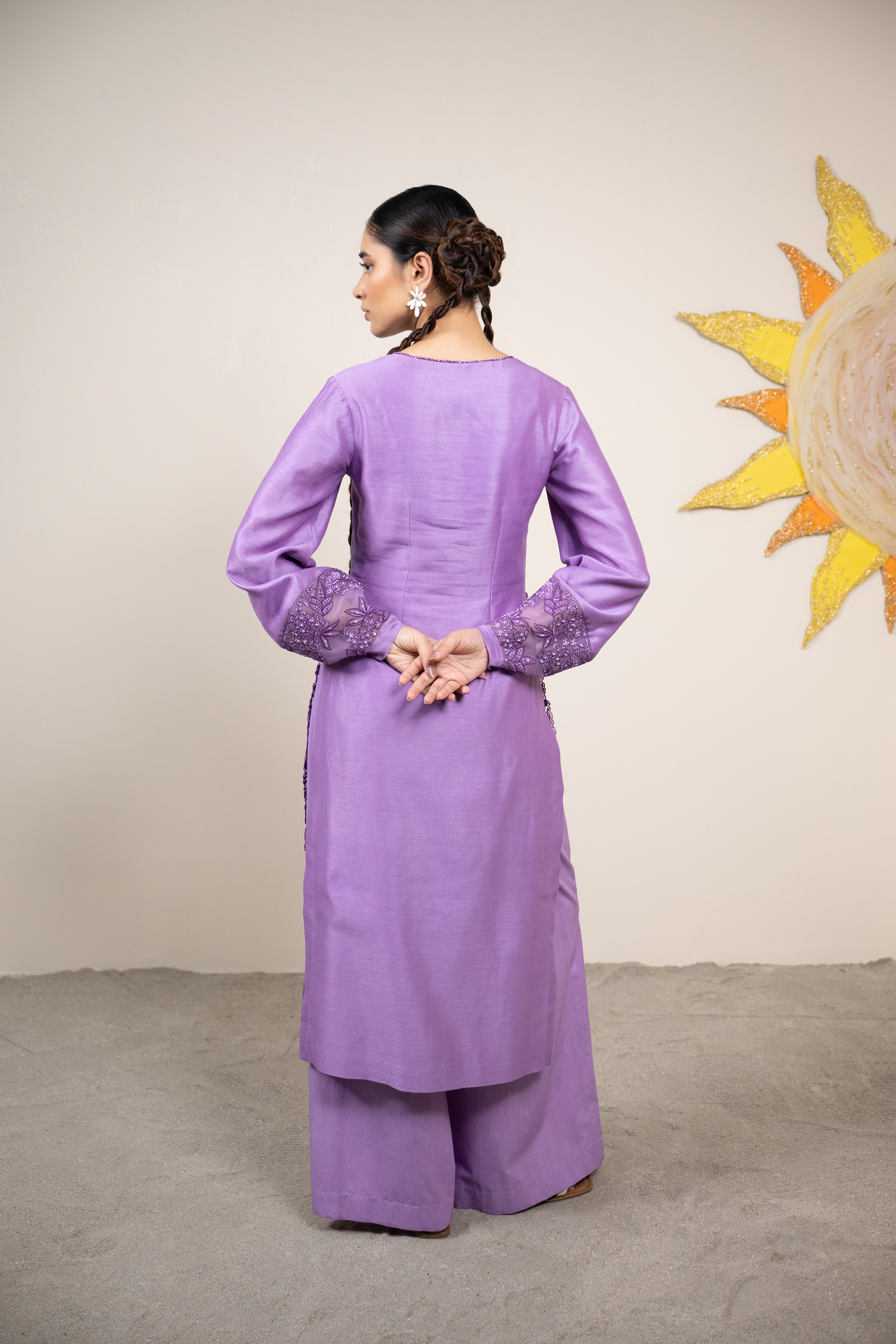 Avaia Dusky Purple Kurta Set