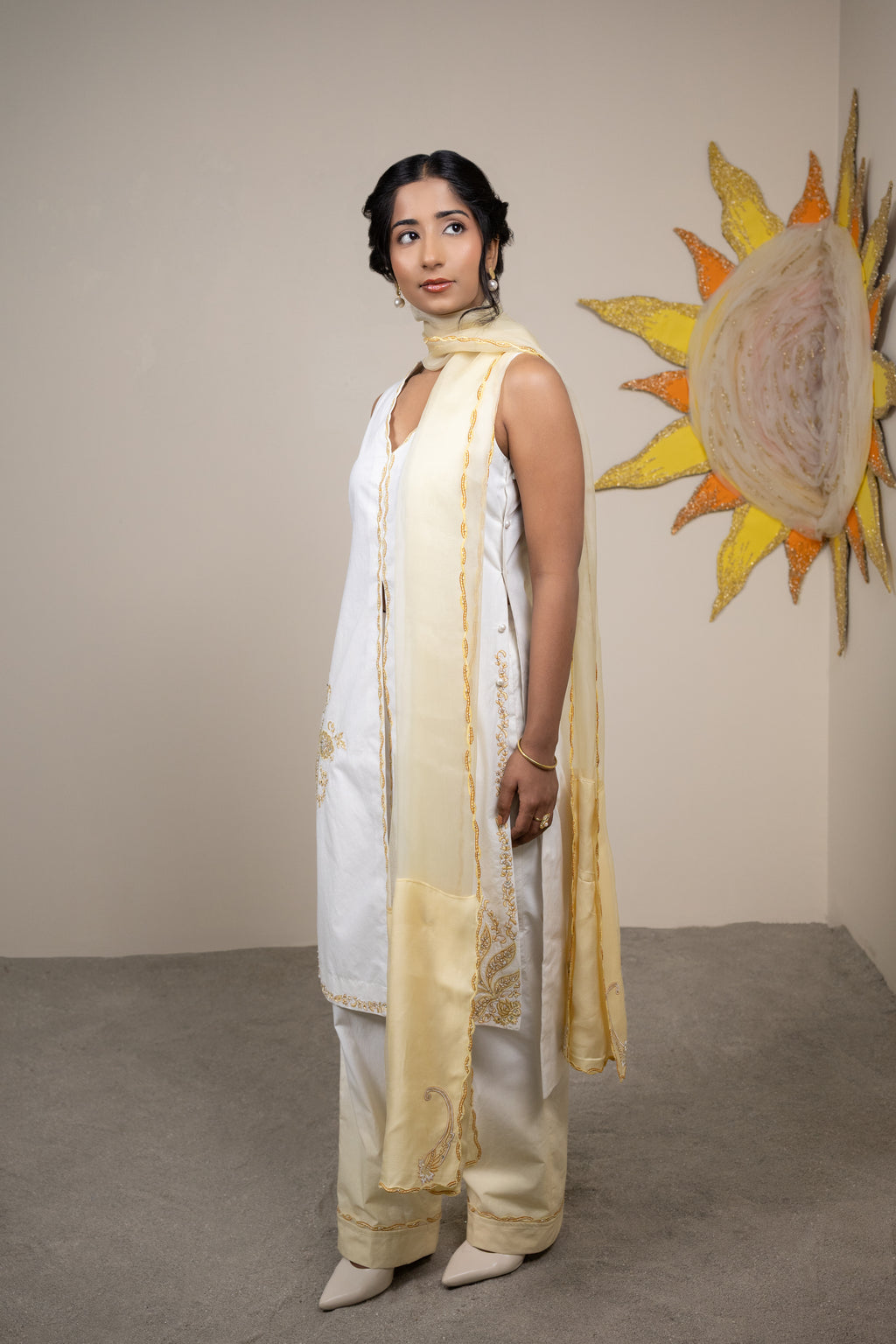 Liora Butter Yellow Kurta Set