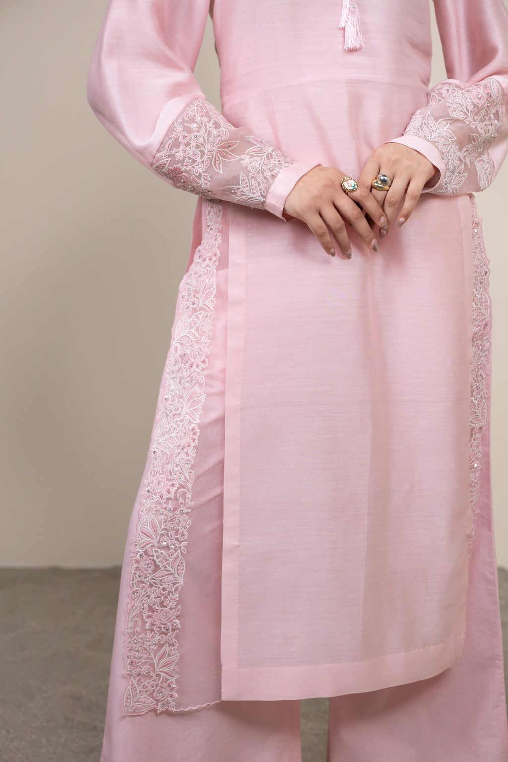 Avaia Flamingo Pink Kurta Set