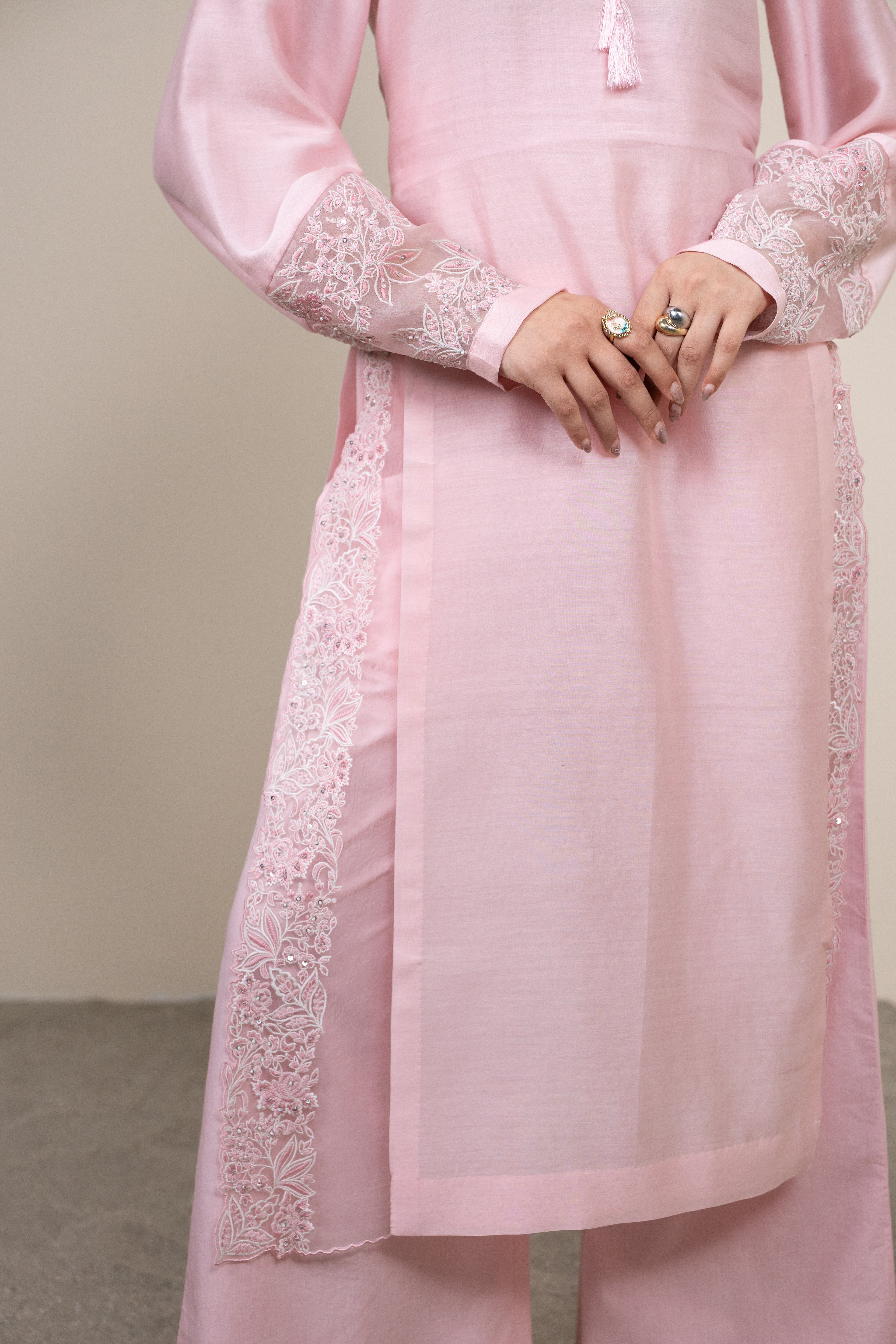 Avaia Flamingo Pink Kurta Set