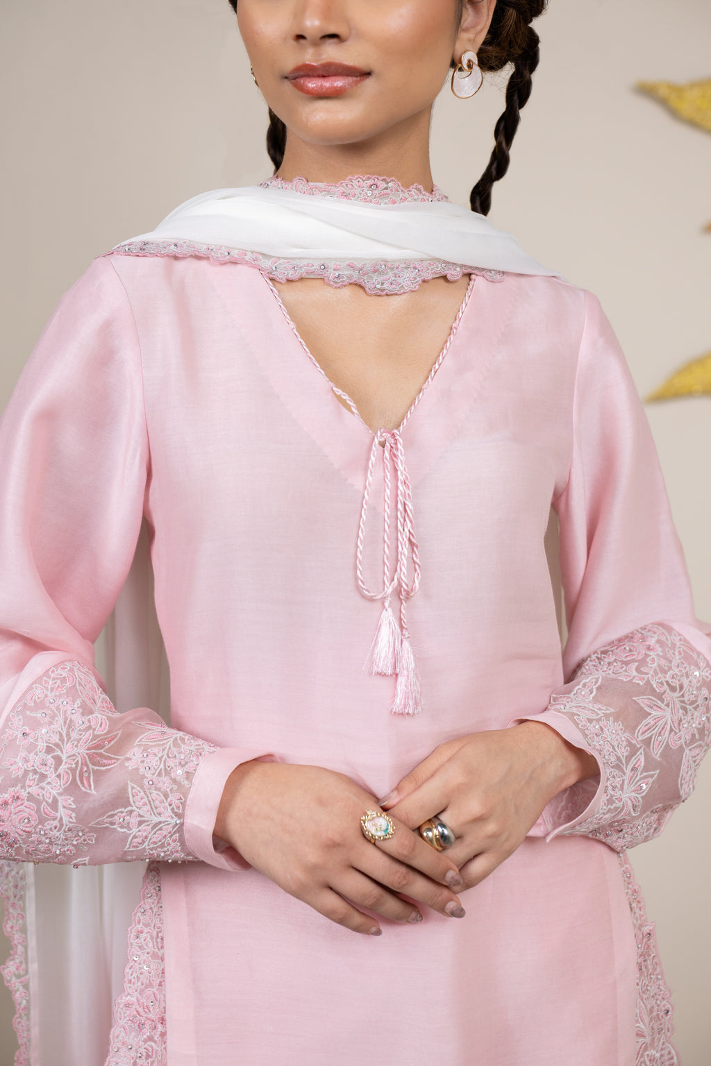 Avaia Flamingo Pink Kurta Set