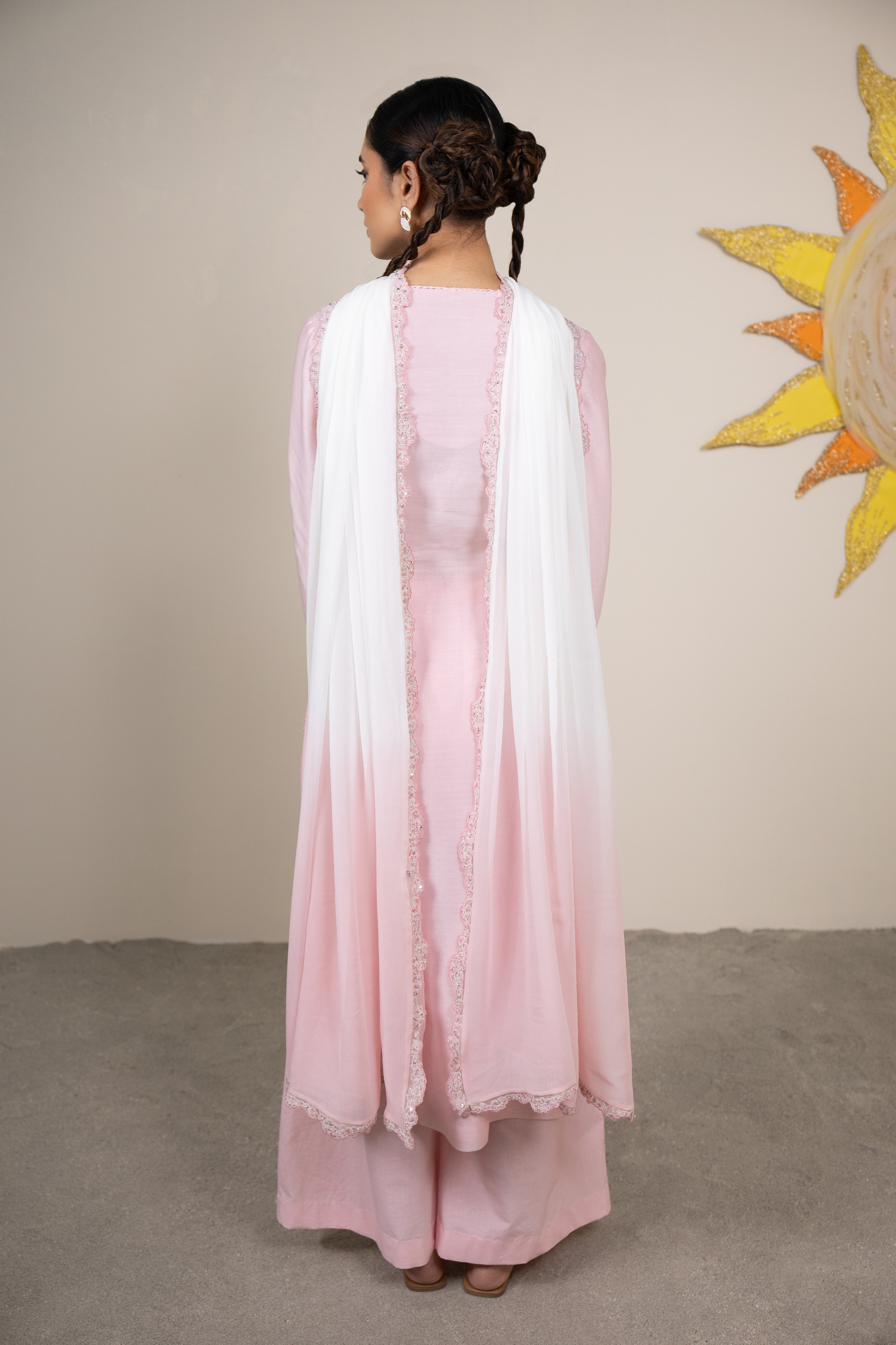 Avaia Flamingo Pink Kurta Set