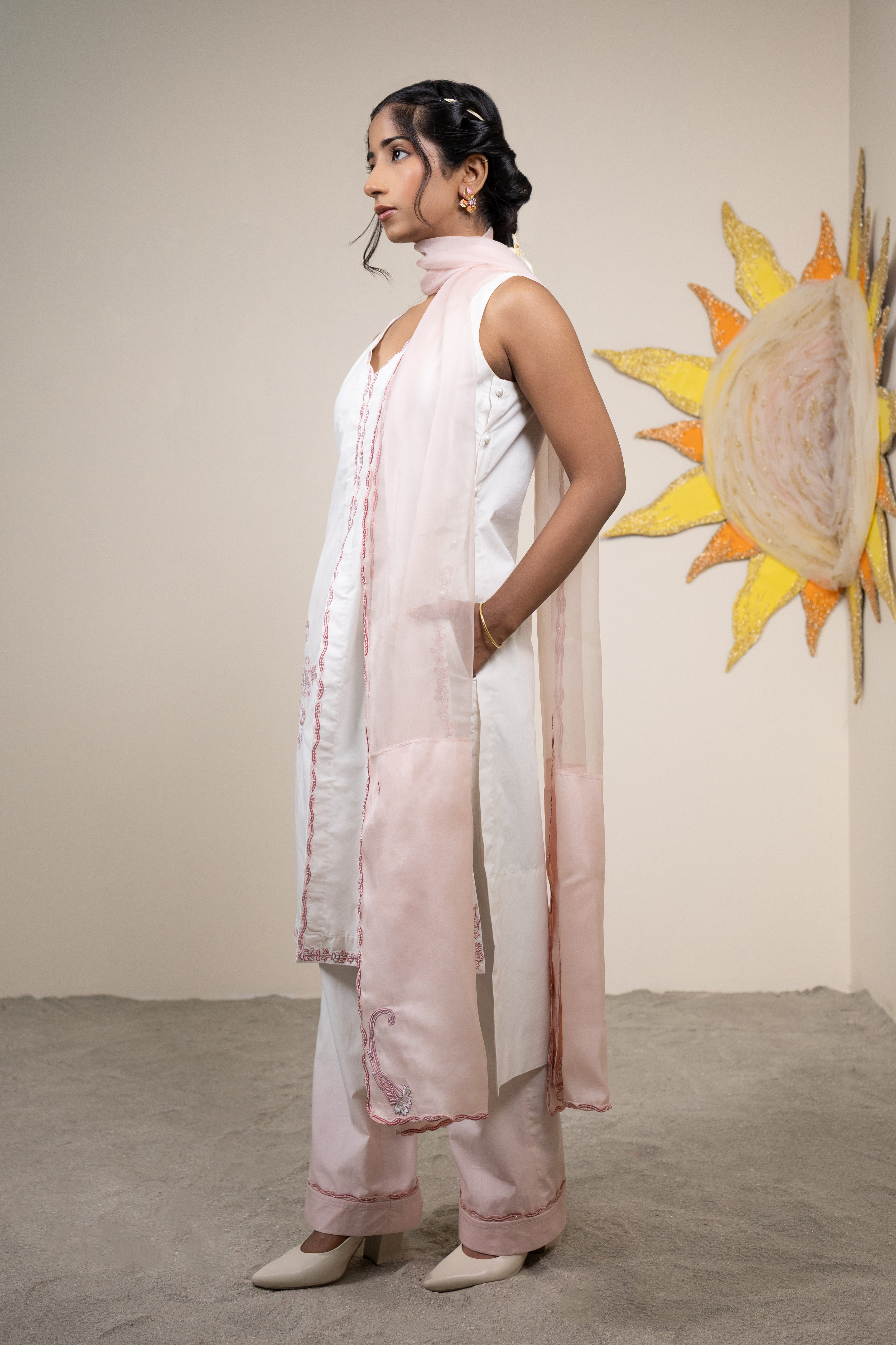 Liora Dusky Pink Kurta Set
