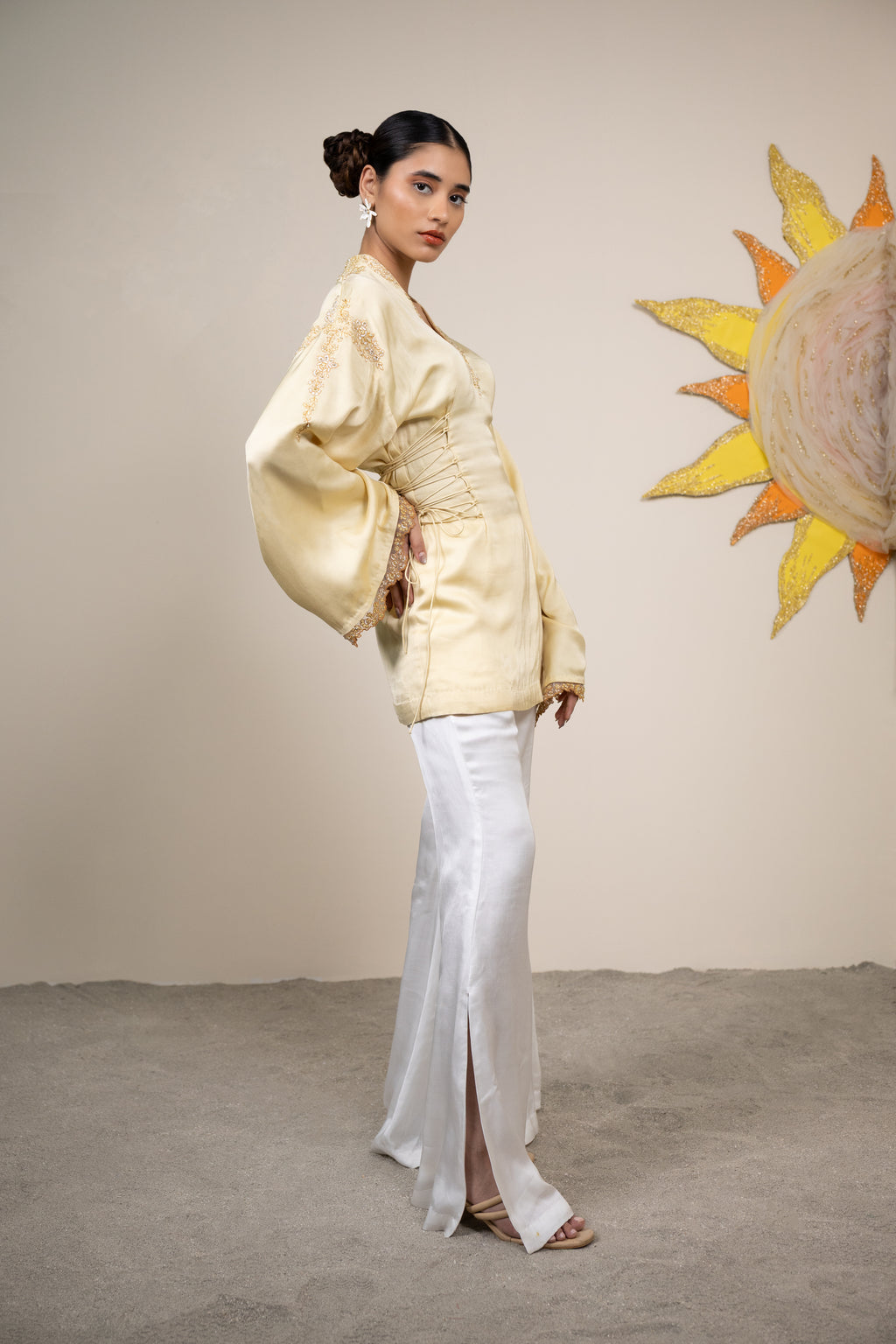 Meraki Butter Yellow Co-ord Set
