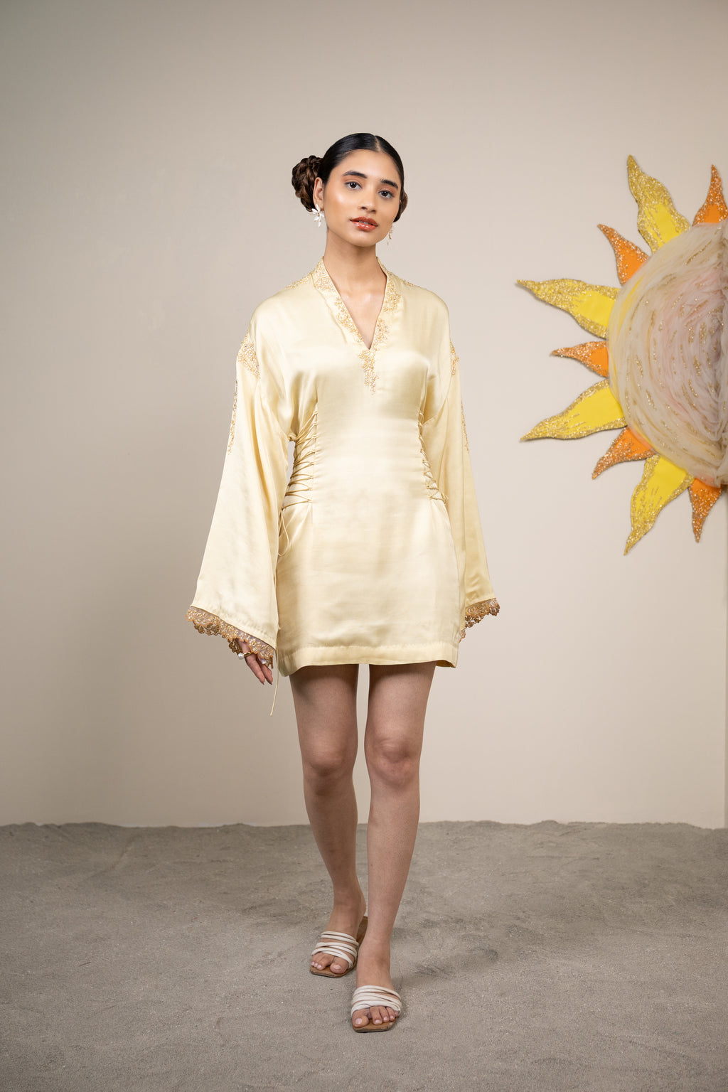 Meraki Butter Yellow Co-ord Set