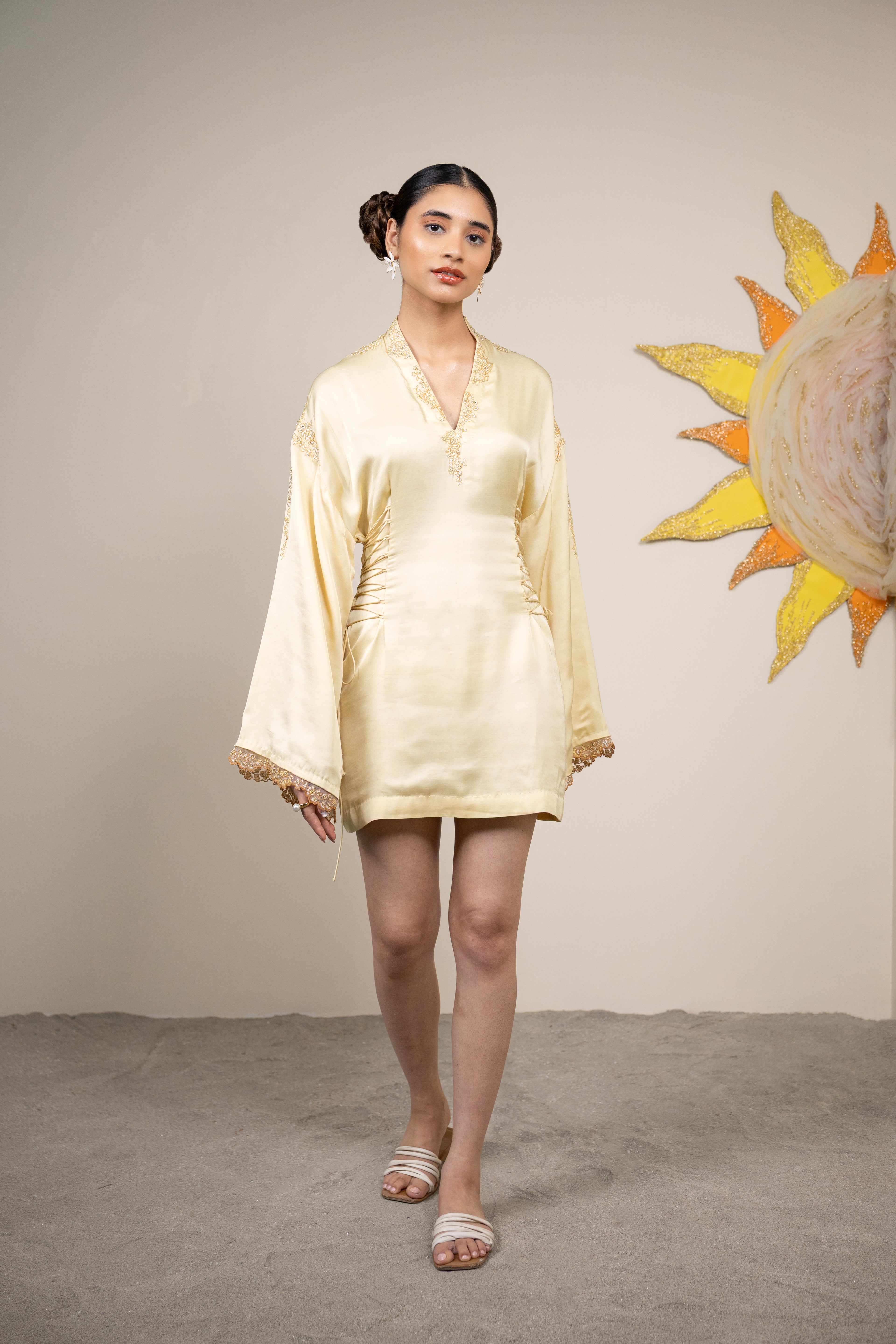 Meraki Butter Yellow Co-ord Set