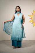 Soleil Misty Jade & Turquoise Kurta Set