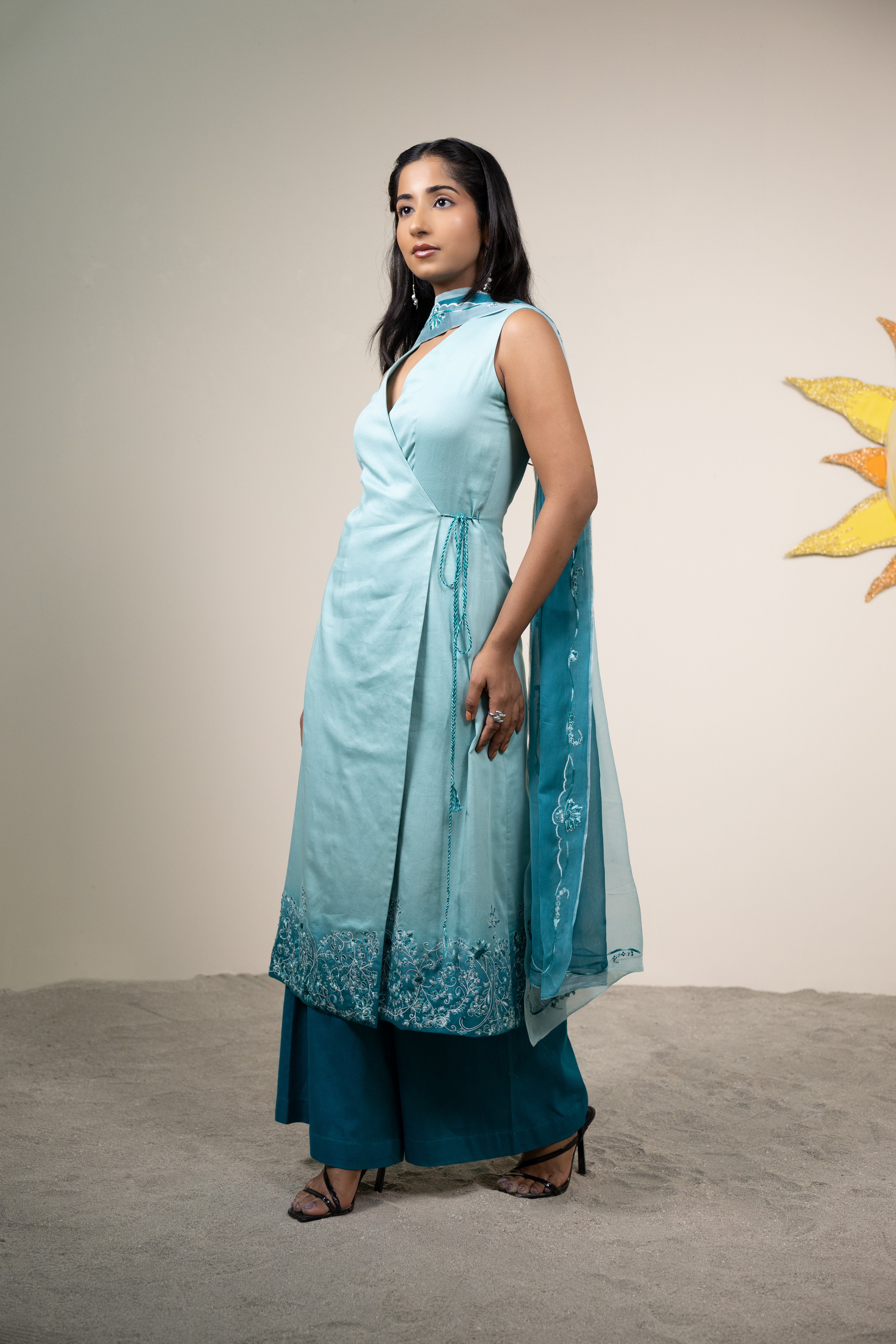 Soleil Misty Jade & Turquoise Kurta Set