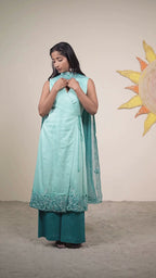 Soleil Misty Jade & Turquoise Kurta Set