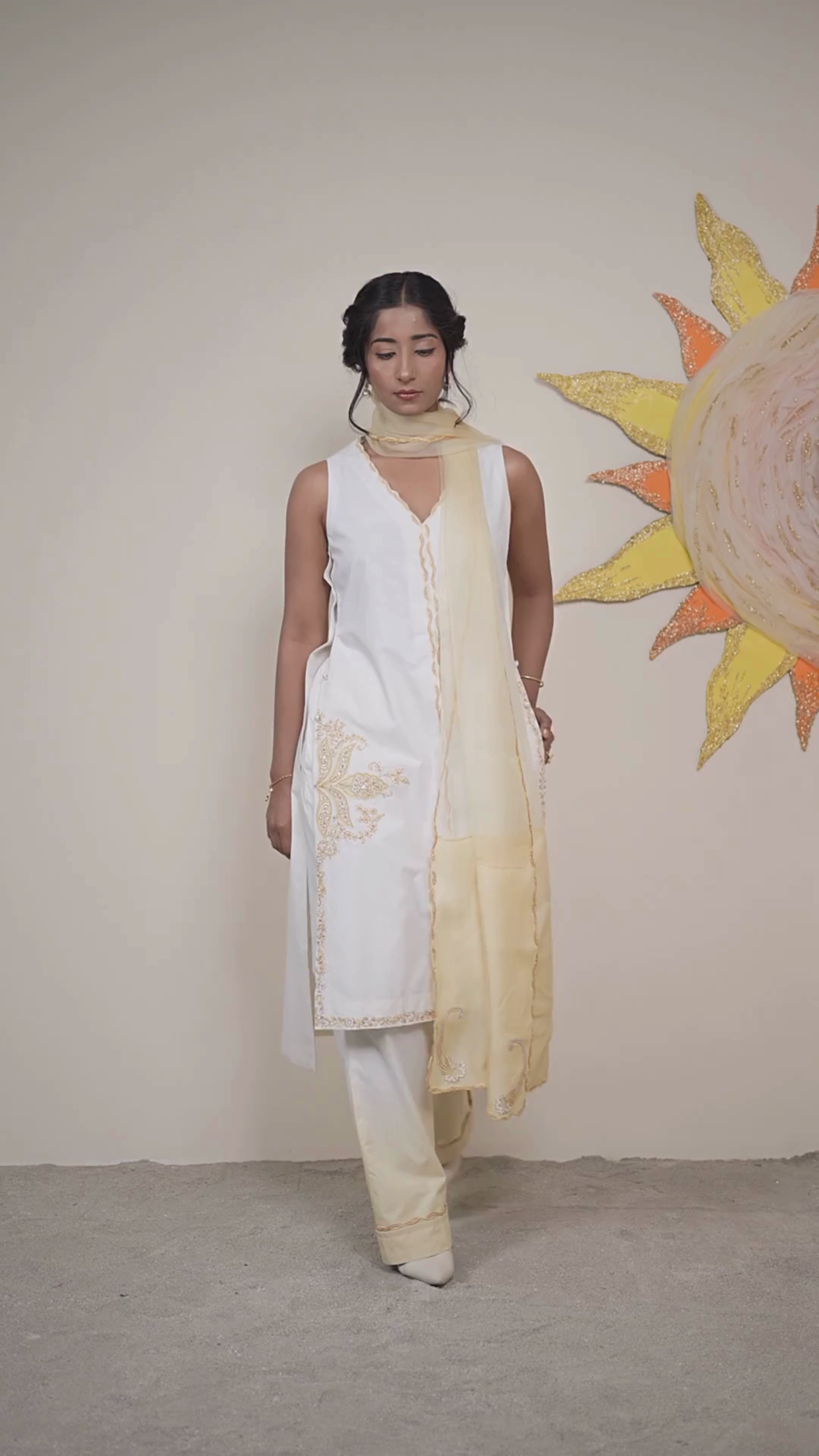 Liora Butter Yellow Kurta Set