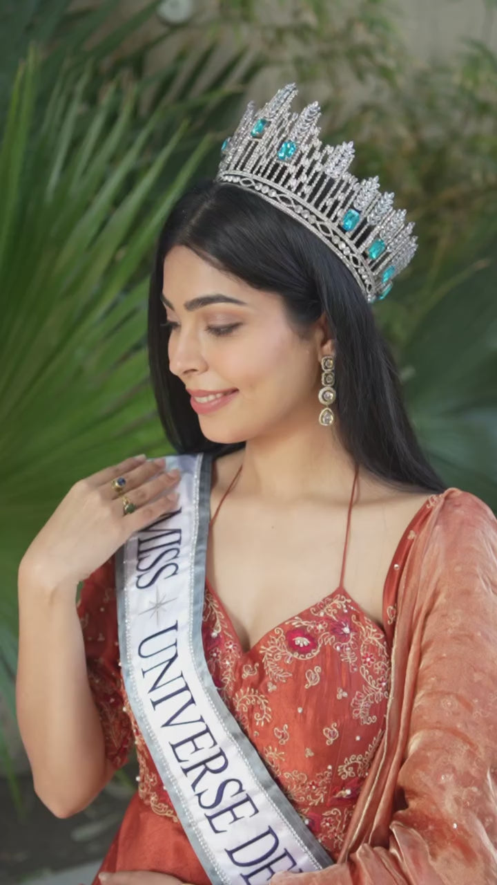 Falak Anarkali Chilli Oil Dupion Silk Set