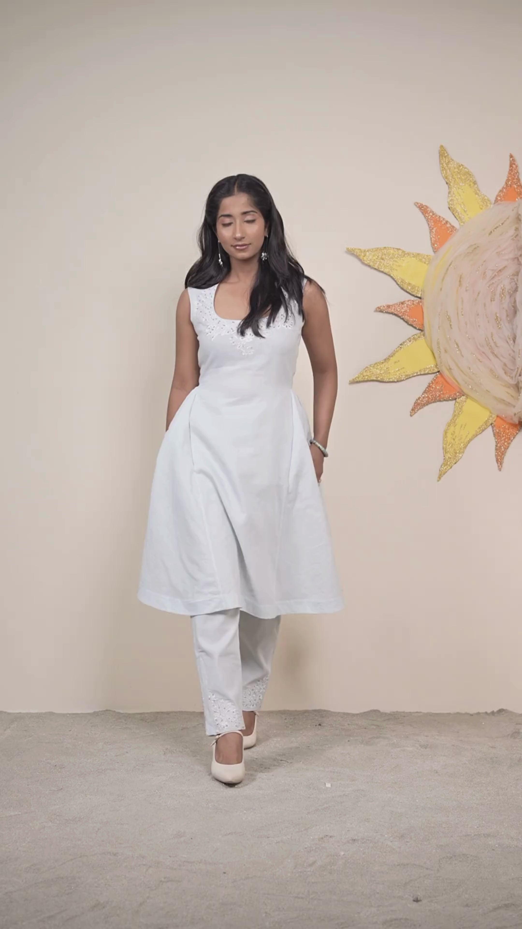 Nymera Baby Blue Kurta Set